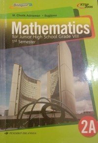 Image of Mathematics for Junior High School Grade VIII 1st semester
