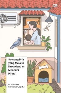Image of Seorang Pria yang Melalui Duka dengan Mencuci Piring