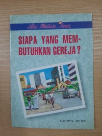 Image of Siapa yang membutuhkan gereja?